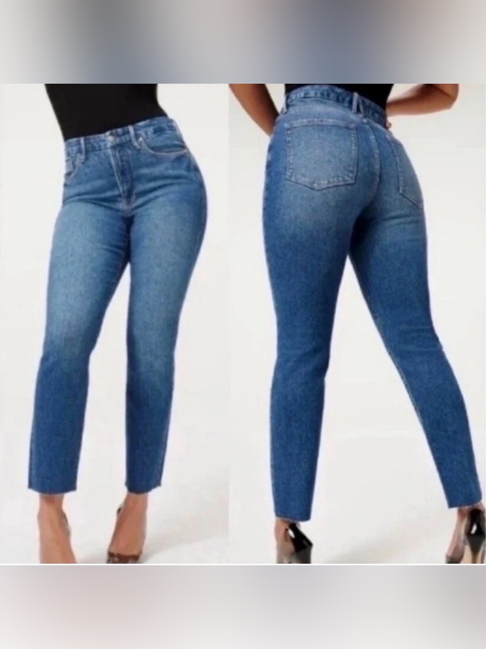 Good American Good Classic Jeans Blue Size 14/32 NWT